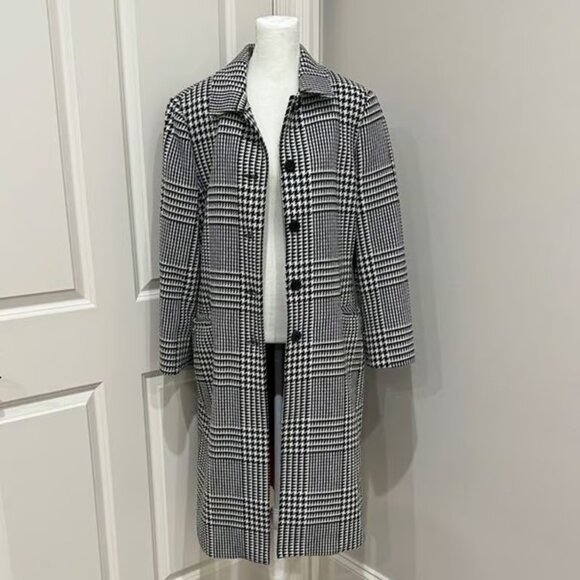 Noviello-Bloom Classic Black and White Houndstooth Woman’s Size 14 - Picture 1 of 4